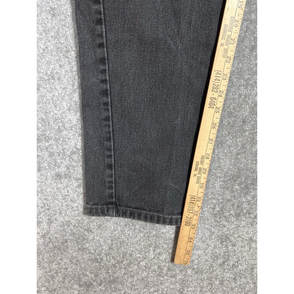 Levis 550 Jeans Mens Size 38x34 Black Denim Relaxed Fit Cotton 5 Pocket USA Made - Picture 7 of 8